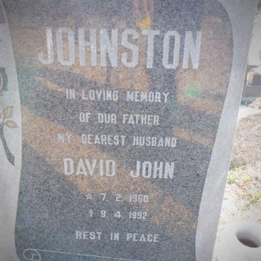 JOHNSTON David John 1960-1992
