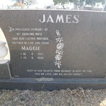 JAMES Maggie 1917-1982