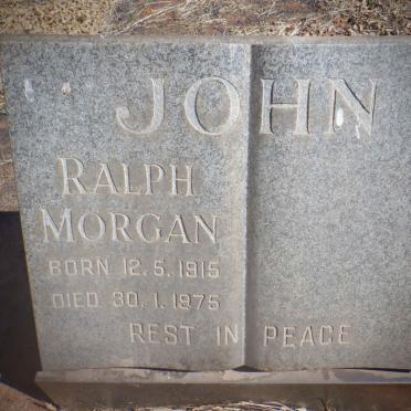 JOHN Ralph Morgan 1915-1975