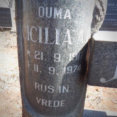 JONES Cicilia A. 1917-1974