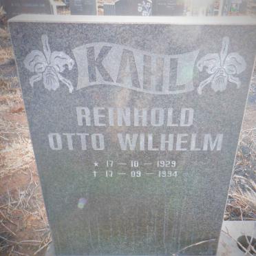 KAHL Reinhold Otto Wilhelm 1929-1994