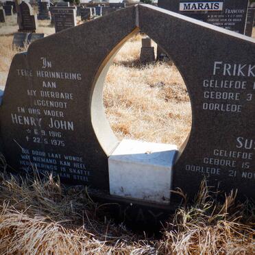 KAY Henry John 1916-1975 &amp; Frikkie 1916- :: KAY Susan 1944-1995
