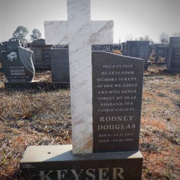 KEYSER Rodney Douglas 1947-2003