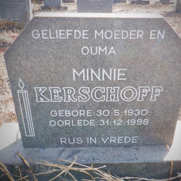 KERSCHOFF Minnie 1930-1996