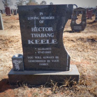 KEELE Hector Thabang 1975-2003