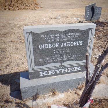 KEYSER Gideon Jakobus 1954-2012