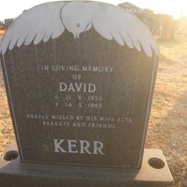 KERR David 1953-1985
