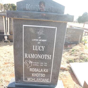 KGWADI Lucy Ramonotsi 1930-2014
