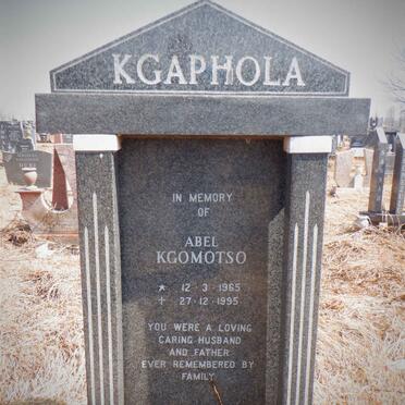 KGAPHOLA Abel Kgomotso 1965-1995