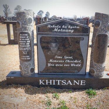 KHITSANE Khampepe 1931-1997