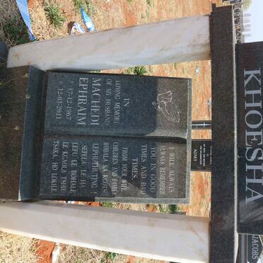 KHOESHA Machedi Ephraim 1967-2011