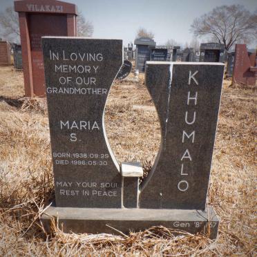KHUMALO Maria S. 1938-1996