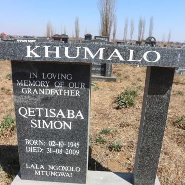 KHUMALO Qetisaba Simon 1945-2009