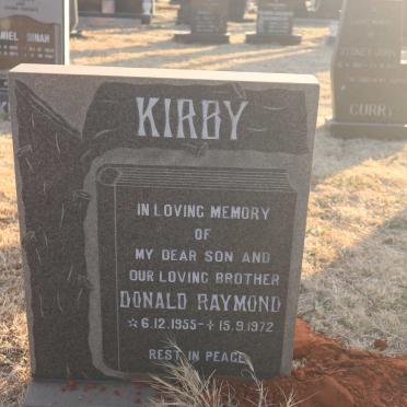 KIRBY Donald Raymond 1955-1972