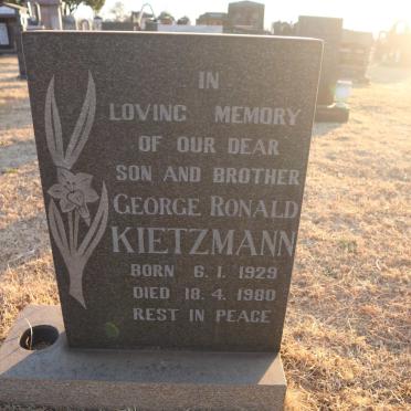 KIETZMANN George Ronald 1929-1980