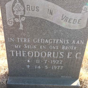 KLEYNHANS Theodorus E.C. 1922-1977
