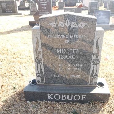KOBUOE Molefi Isaac 1928-1995