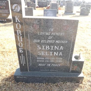 KOBUOE Sibina Selina 1908-1999