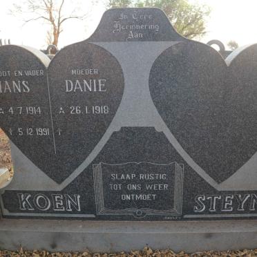 KOEN Hans 1914-1991 &amp; Danie 1918- :: STEYN ?