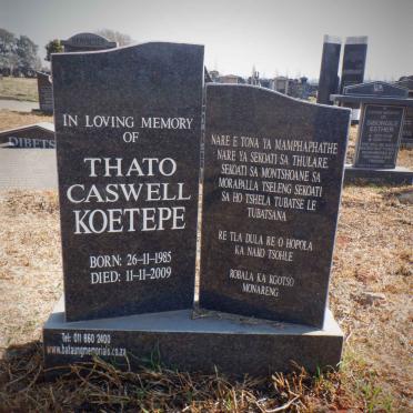 KOETEPE Thato Caswell 1985-2009