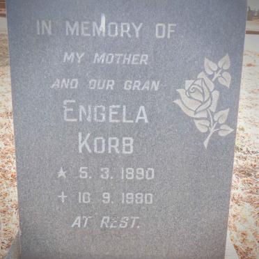KORB Engela 1890-1980