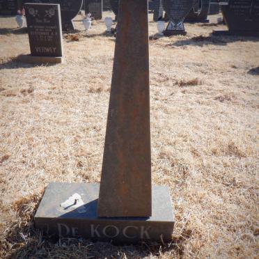 KOCK C.J.G., de 1911-1972
