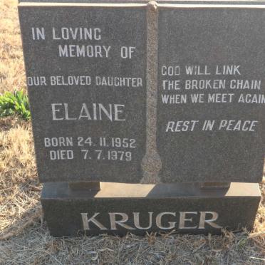 KRUGER Elaine 1952-1979