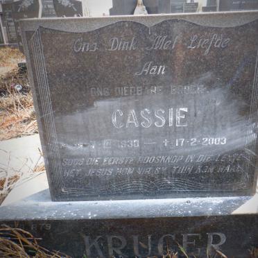 KRUGER Cassie 1930-2003