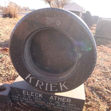 KRIEK Eleck Ather 1956-1983