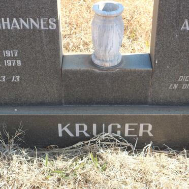 KRUGER Jacobus Johannes 1917-1979 &amp; Anna Aletta STRUWIG 1914-1983