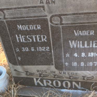 KROON Willie 1914-1979 &amp; Hester 1922-