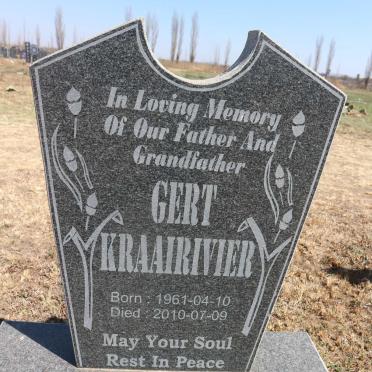 KRAAIRIVIER Gert 1961-2010