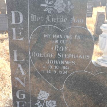 LANGE Roelof Stephanus Johannes, de 1941-1994