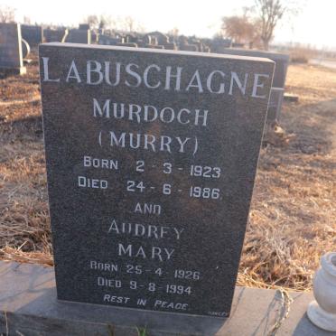 LABUSCHAGNE Murdoch 1923-1986 &amp; Audrey Mary 1926-1994