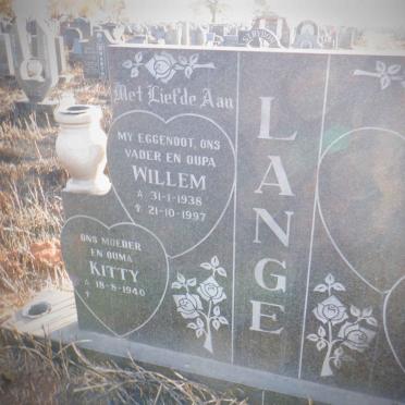 LANGE Willem 1938-1997 &amp; Kitty 1940-