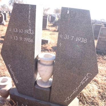 LANGERMAN Peter 1933-1986 &amp; Christine 1938-