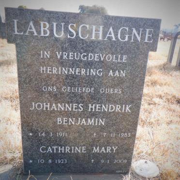 LABUSCHAGNE Johannes Hendrik Benjamin 1911-1985 &amp; Cathrine Mary 1923-2009