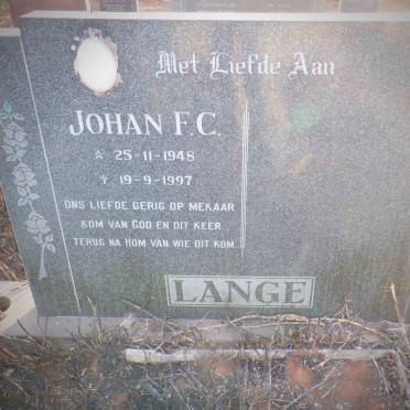LANGE Johan F.C. 1948-1997