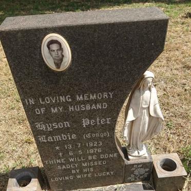 LAMBIE Tyson Peter 1923-1976