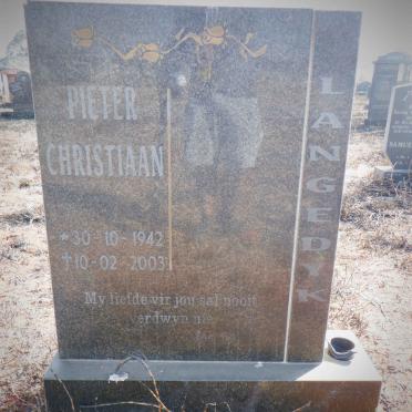 LANGEDYK Pieter Christiaan 1942-2003