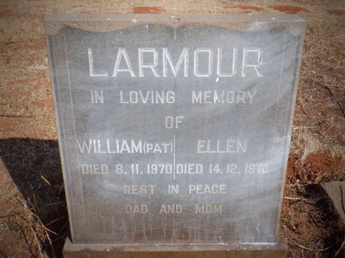 LARMOUR William -1970 &amp; Ellen -1970