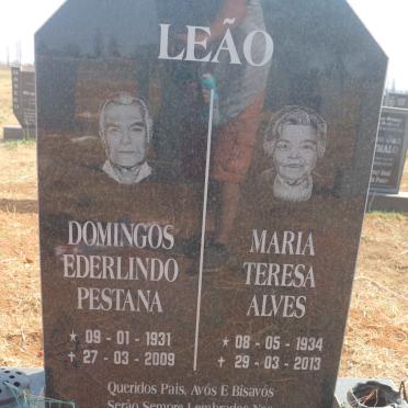 LEAO Domingos Ederlindo Pestana 1931-2009 &amp; Maria Teresa Alves 1934-2013