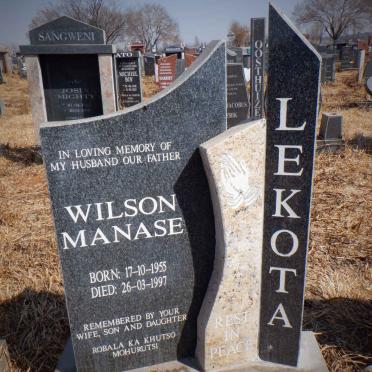 LEKOTA Wilson Manase 1955-1997