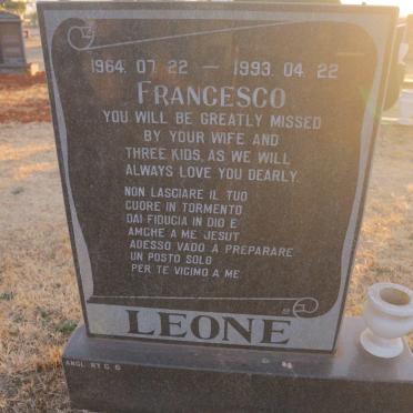 LEONE Francesco 1964-1993