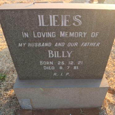 LEES Billy 1921-1981
