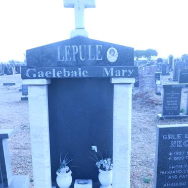 LEPULE Gaelebale Mary 1932-1999