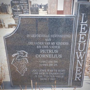 LEEUWNER Petrus Cornelius 1947-1994