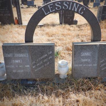 LESSING Dawid Johannes -1986 &amp; Sannie -1989