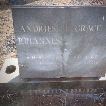 LIEBENBERG Andries Johannes 1934-1999 &amp; Grace 1935-2016