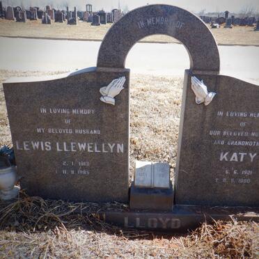 LLOYD Lewis Llewellyn 1913-1989 &amp; Katy 1021-1990